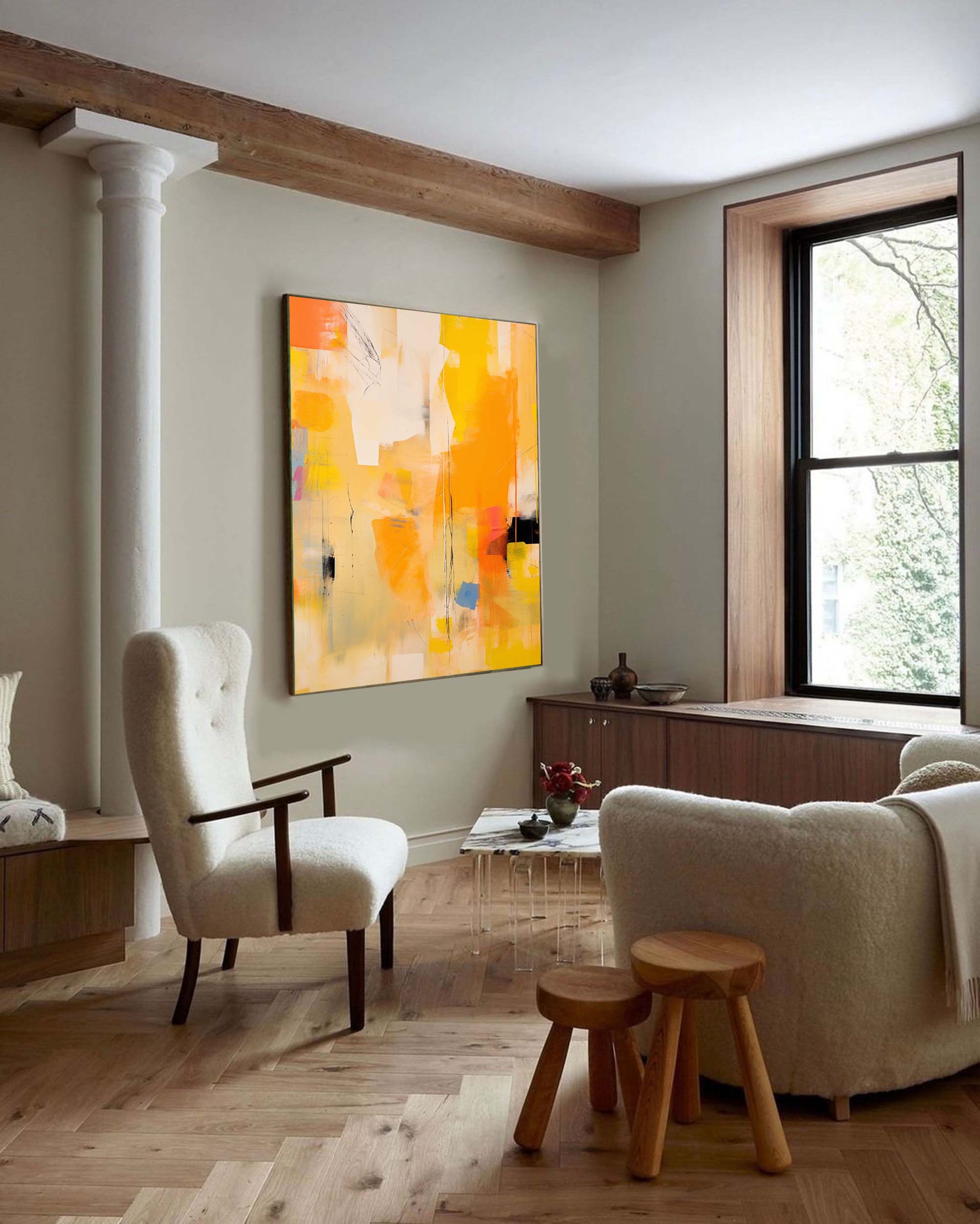 Abstract Canvas Art #AB177