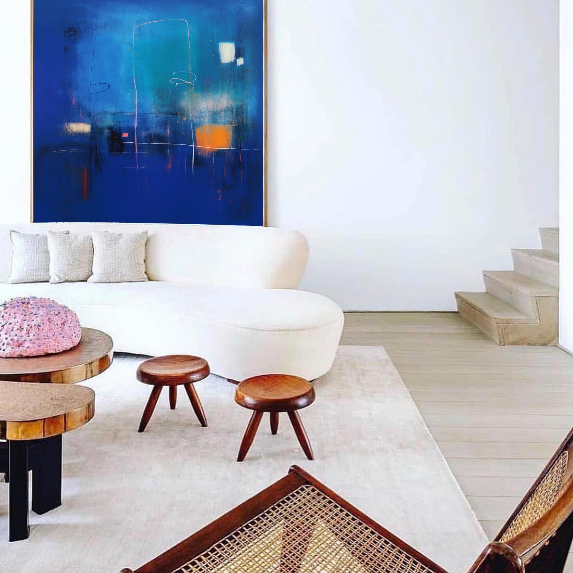 Abstract Canvas Art #AB204