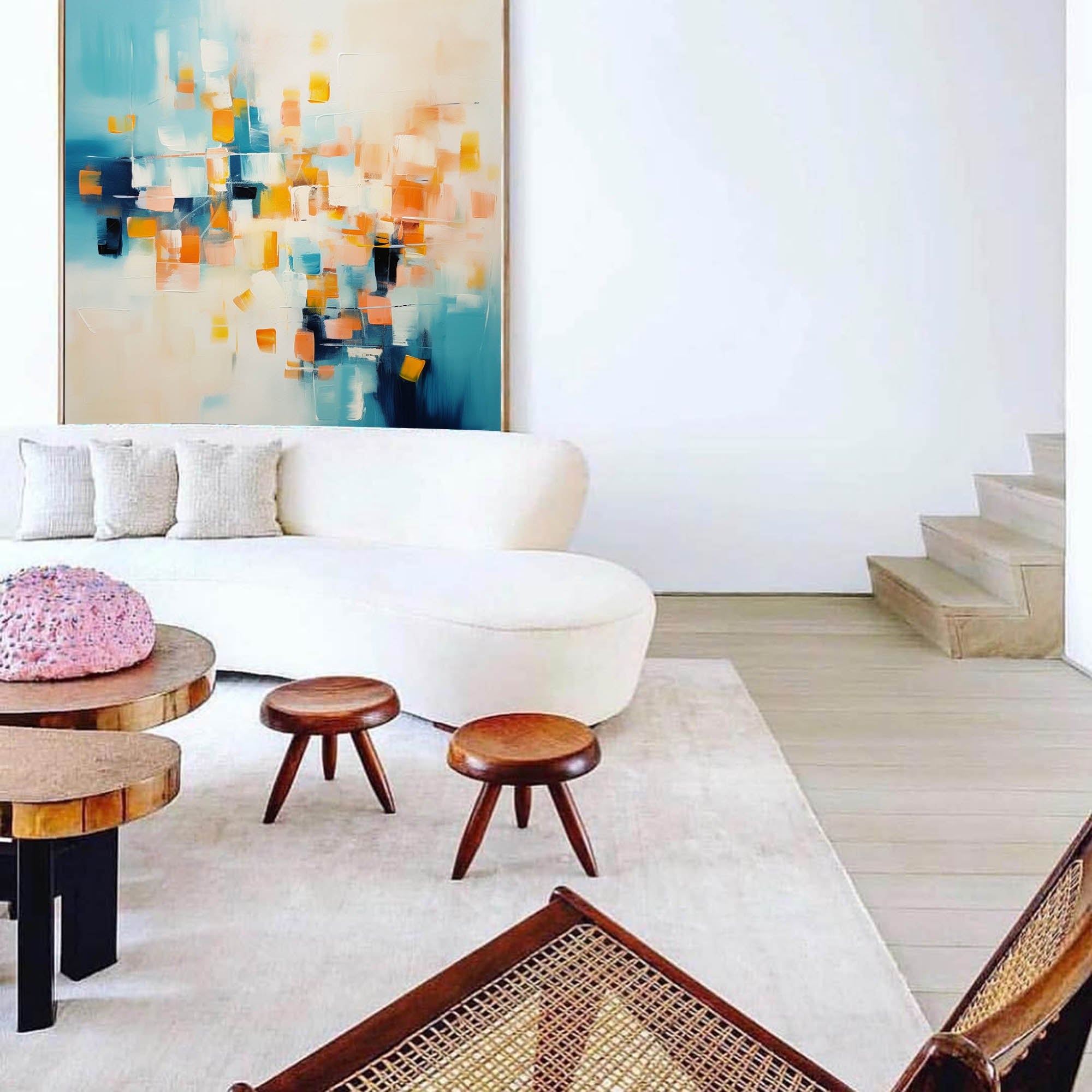 Abstract Canvas Art #AB223