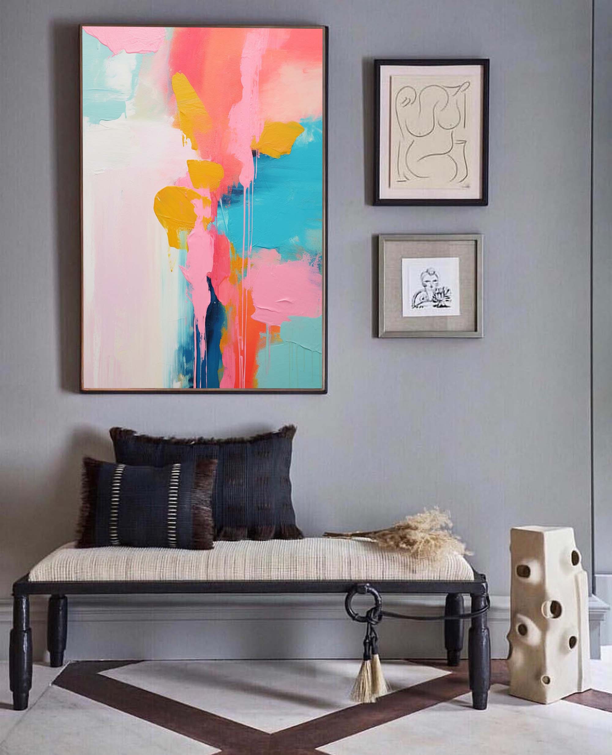 Abstract Canvas Art #AB261