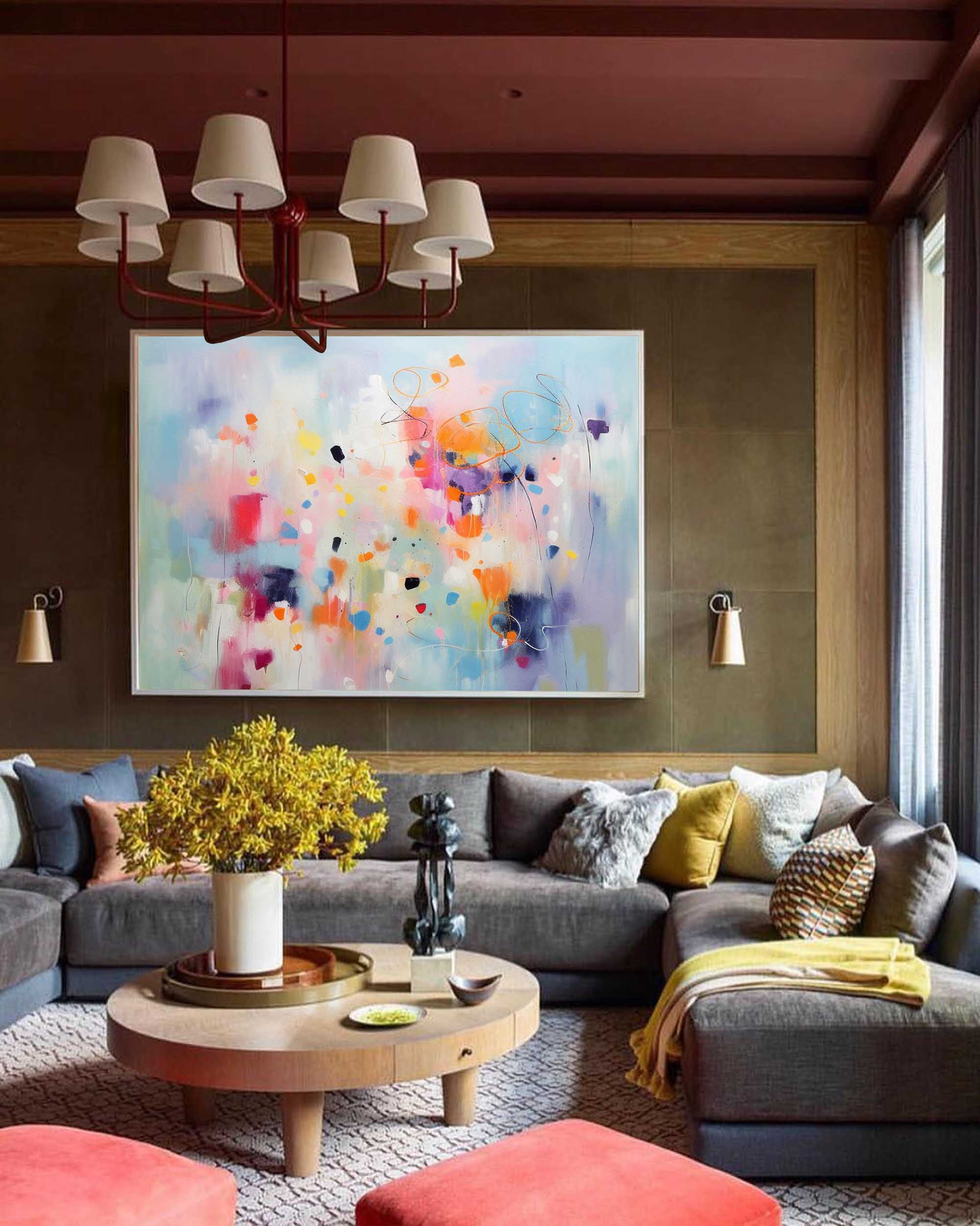 Abstract Canvas Art #AB187