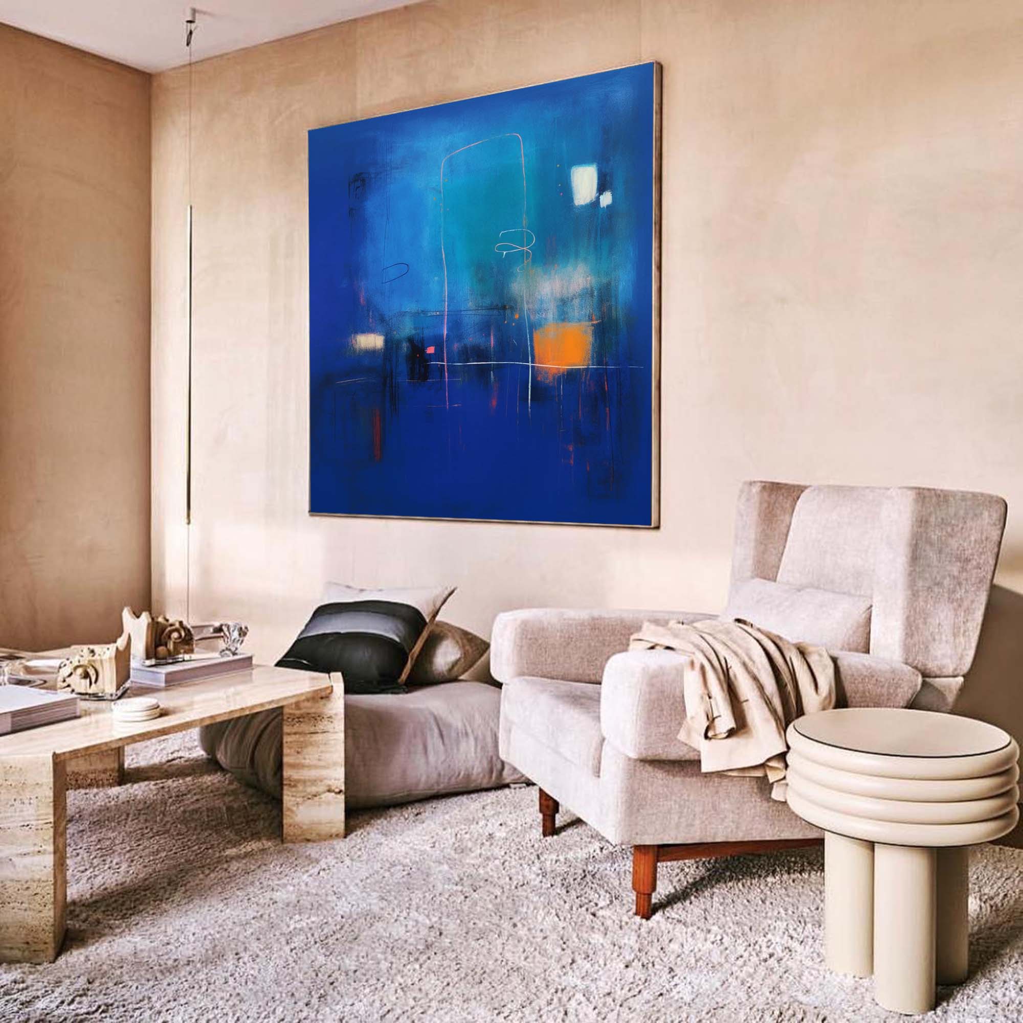 Abstract Canvas Art #AB204