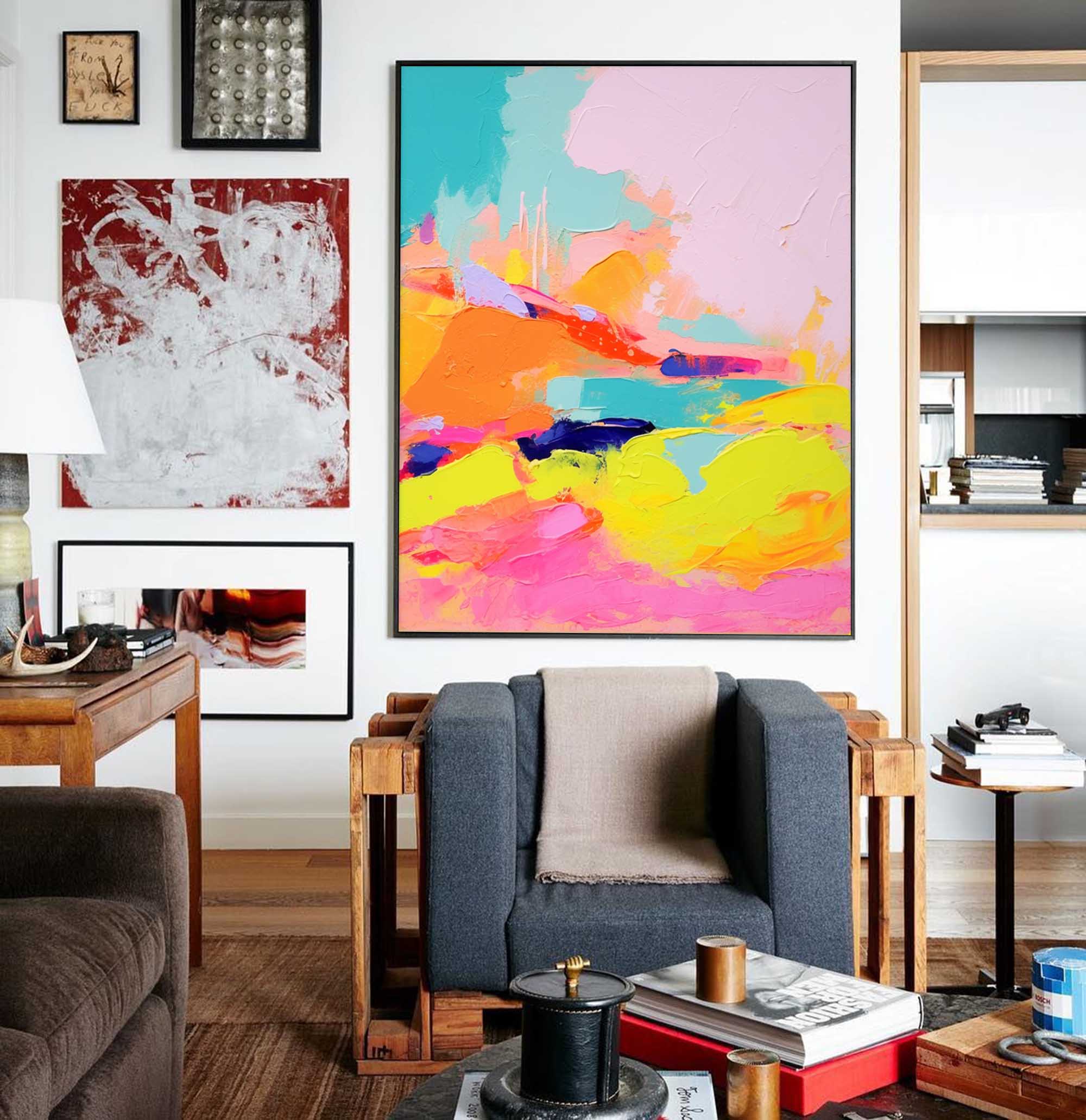 Abstract Canvas Art #AB265
