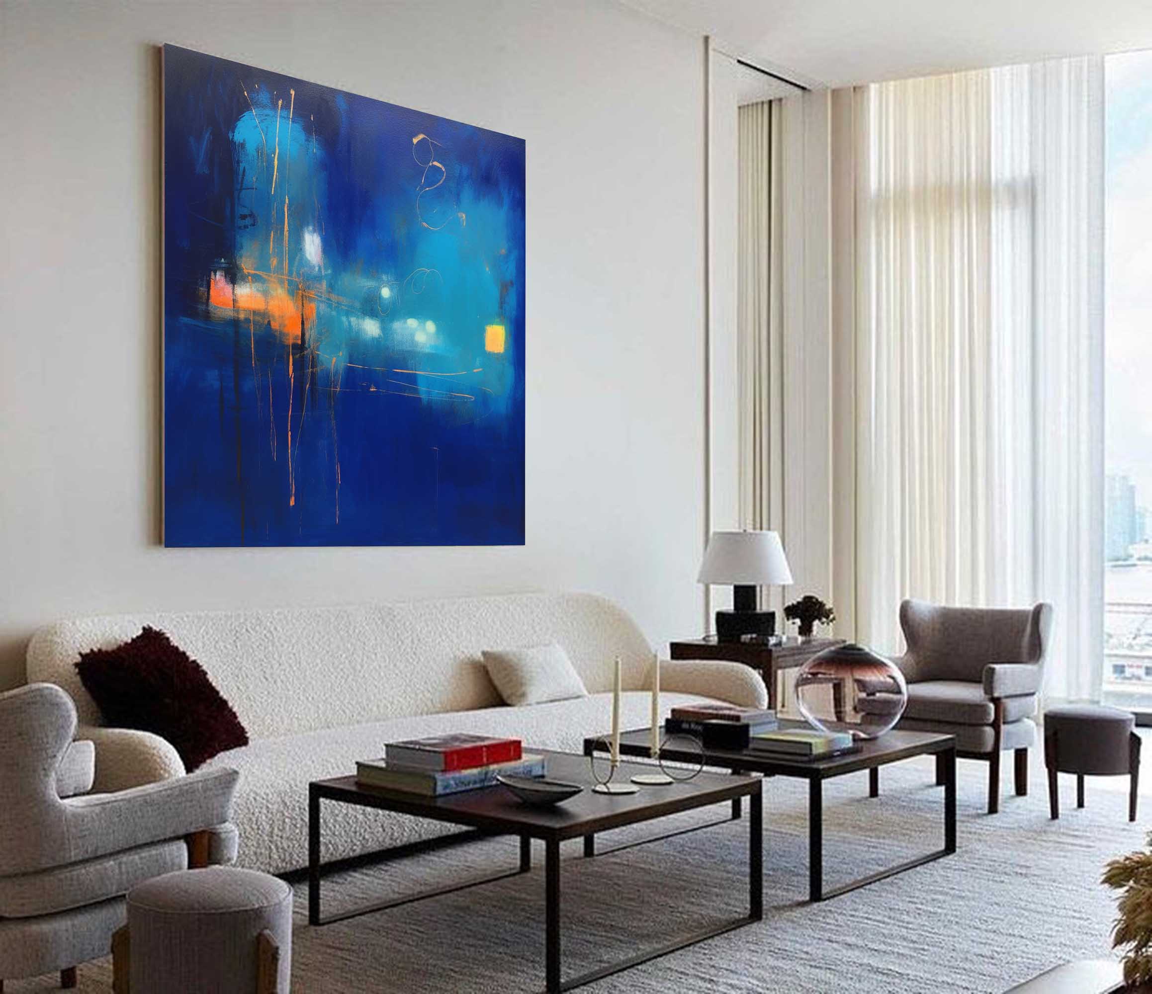 Abstract Canvas Art #AB209