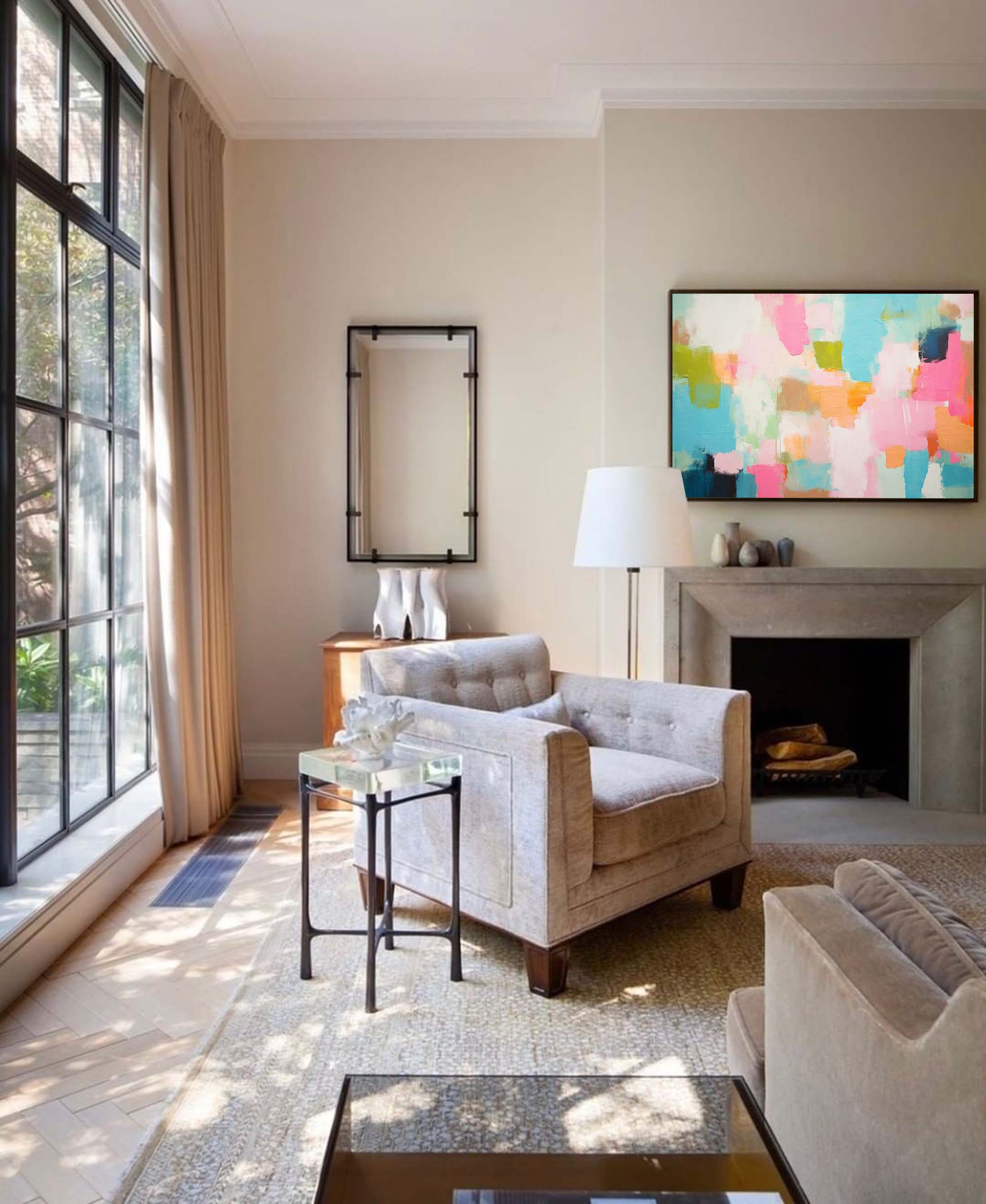 Abstract Canvas Art #AB263