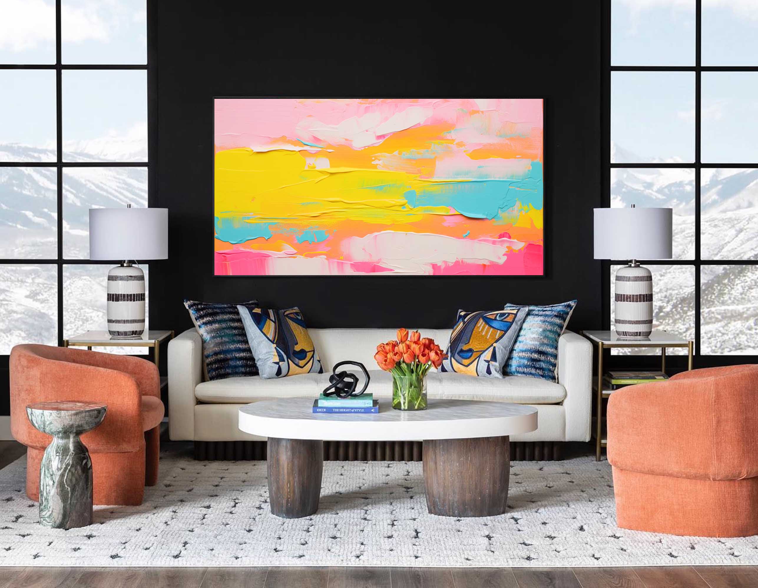 Abstract Canvas Art #AB274