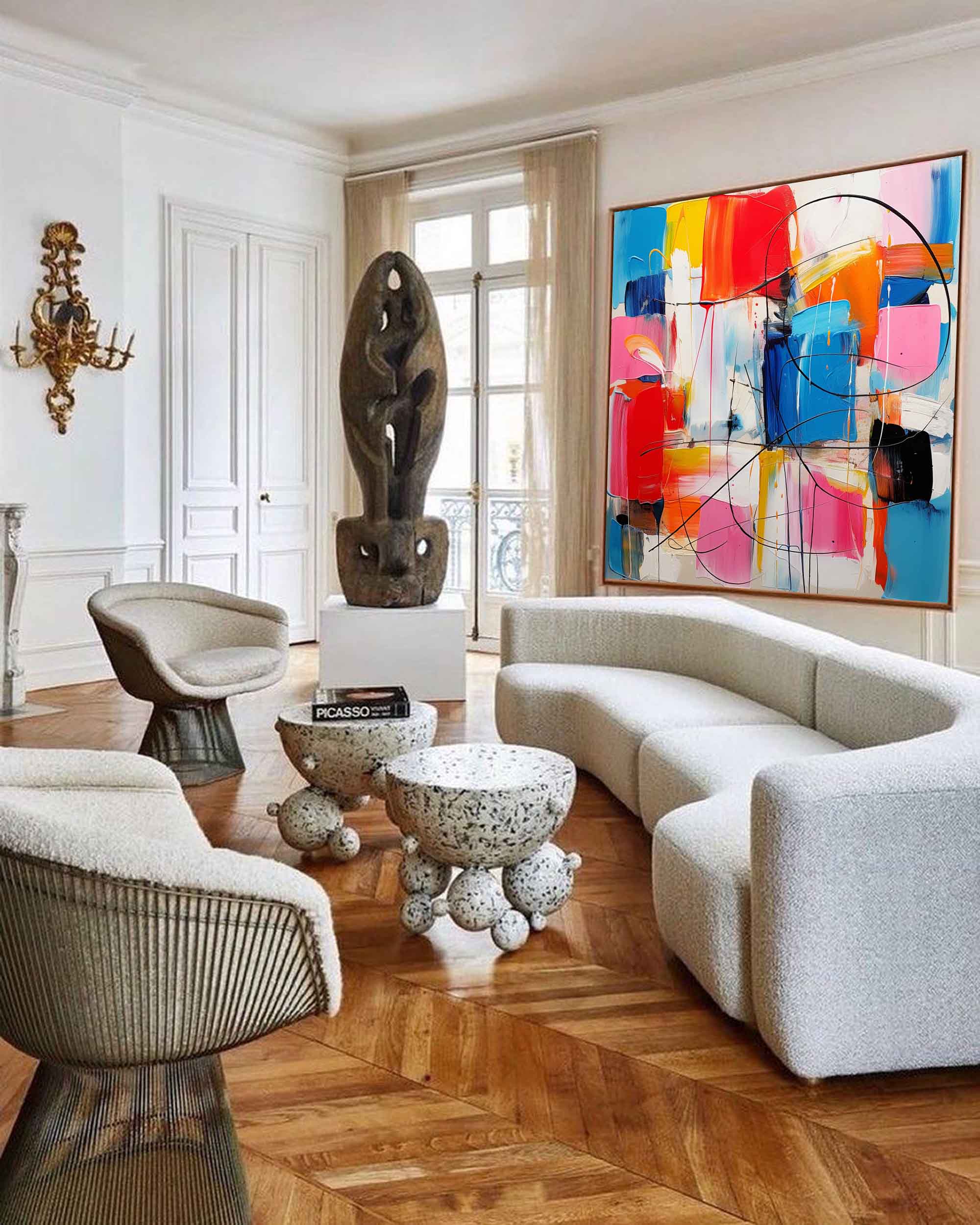 Abstract Canvas Art #AB222