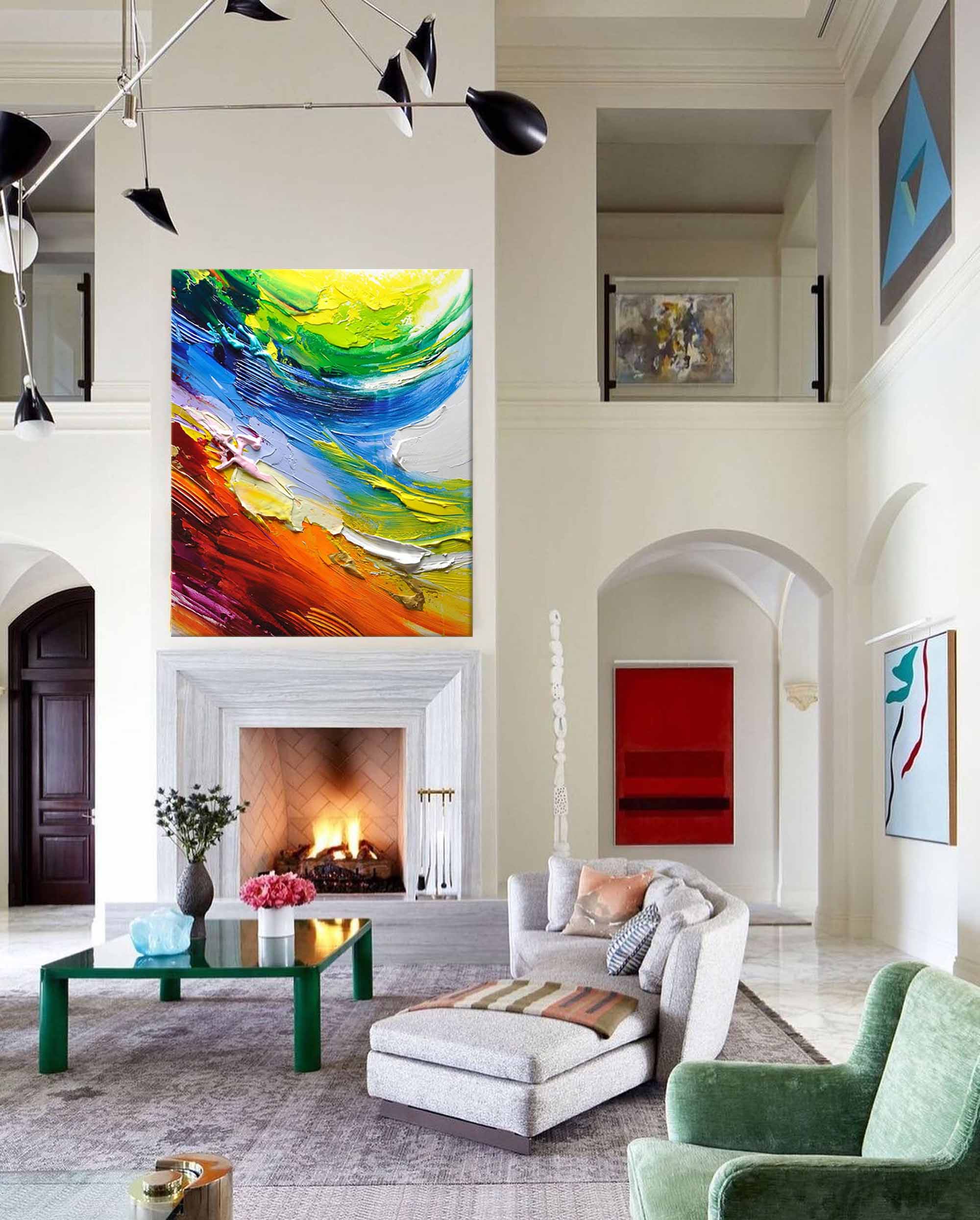 Abstract Canvas Wall Art #aa025