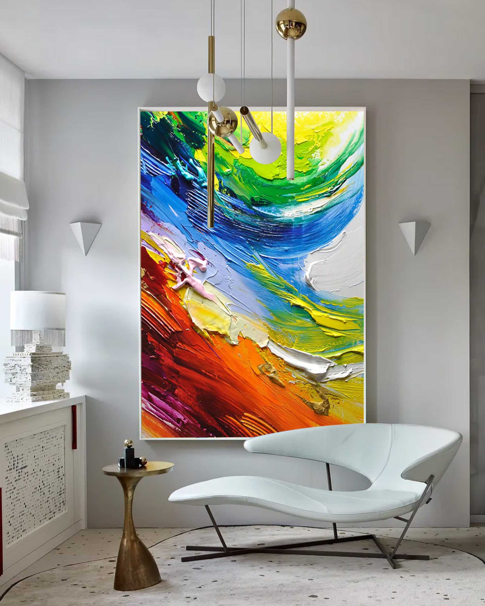 Abstract Canvas Wall Art #aa025