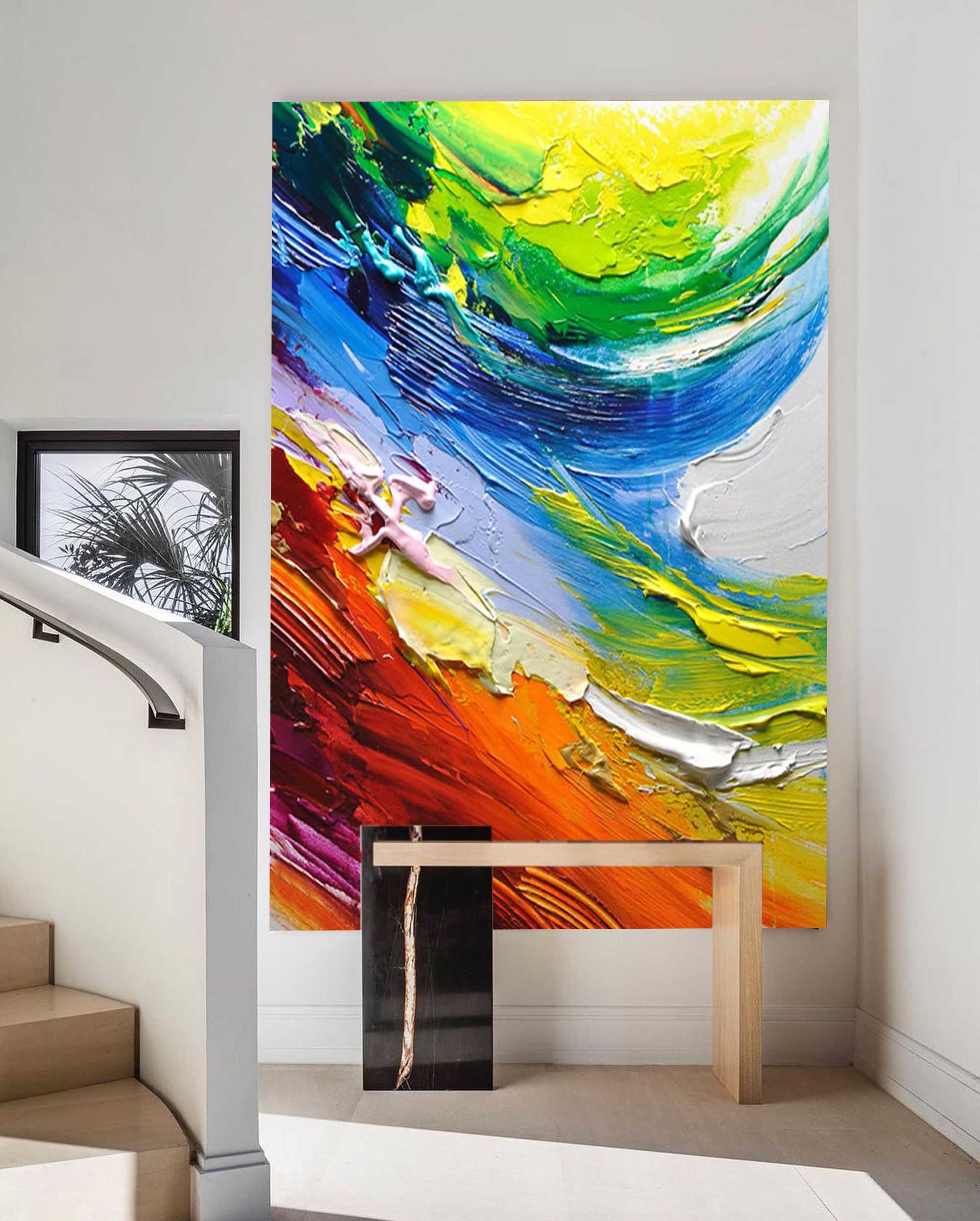 Abstract Canvas Wall Art #aa025