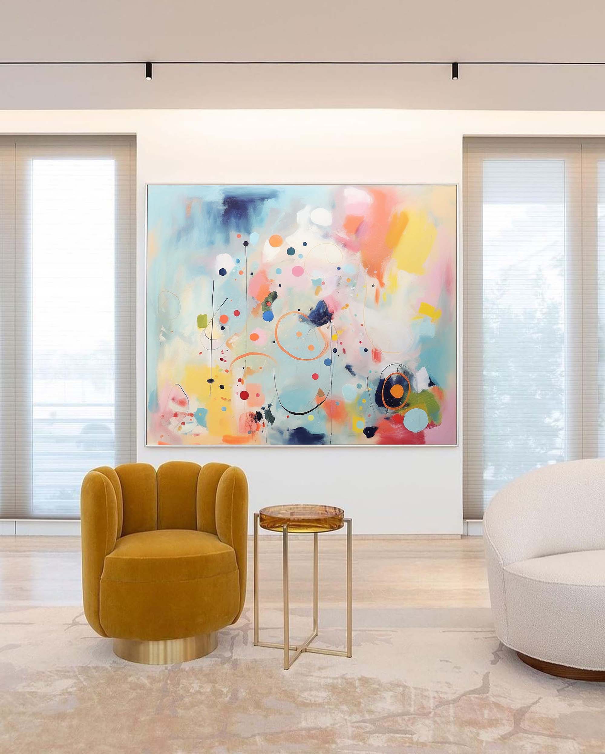 Abstract Canvas Art #AB189