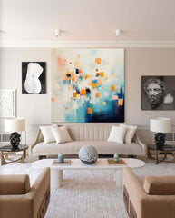 Abstract Canvas Art #AB219