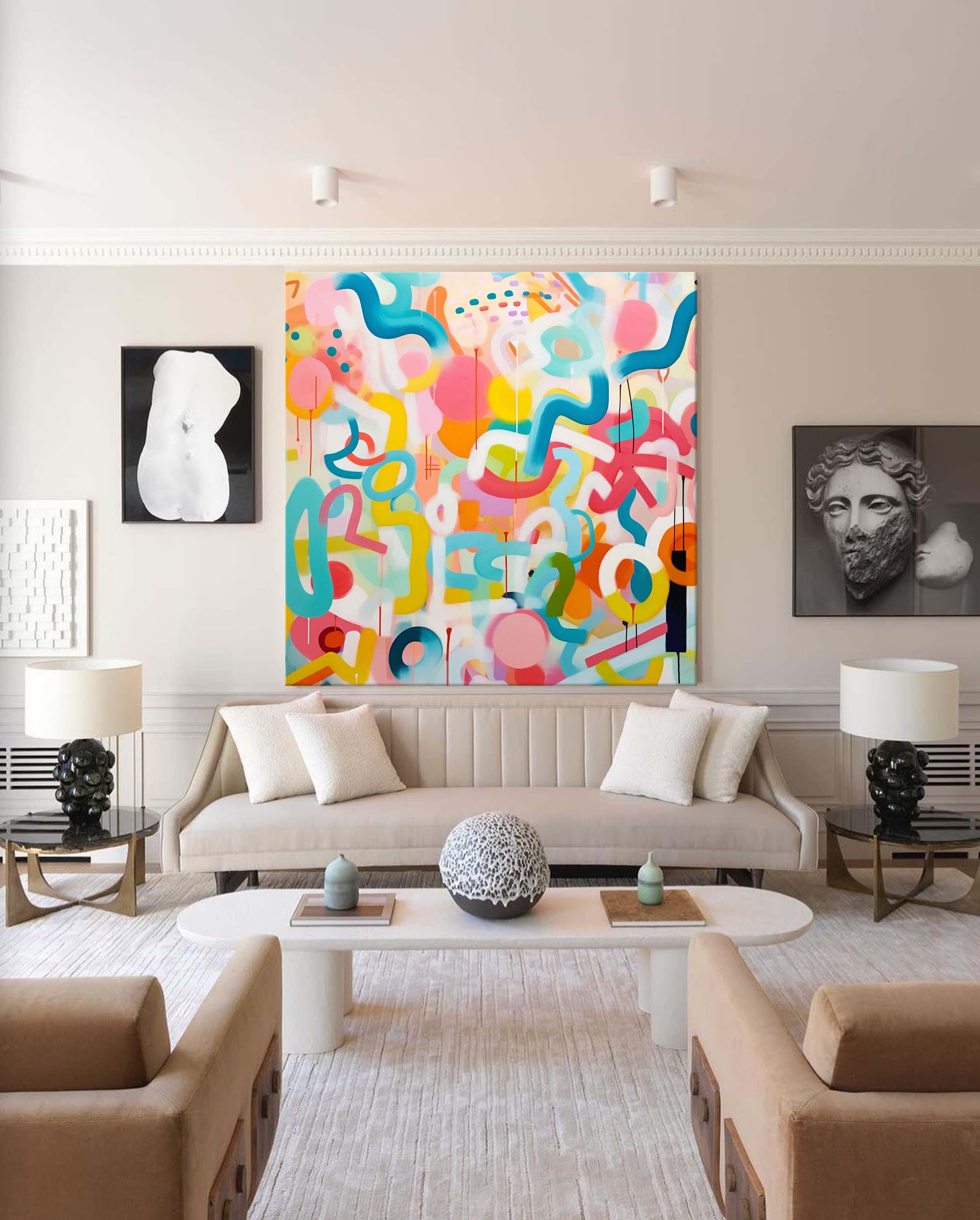 Abstract Canvas Art #AB259