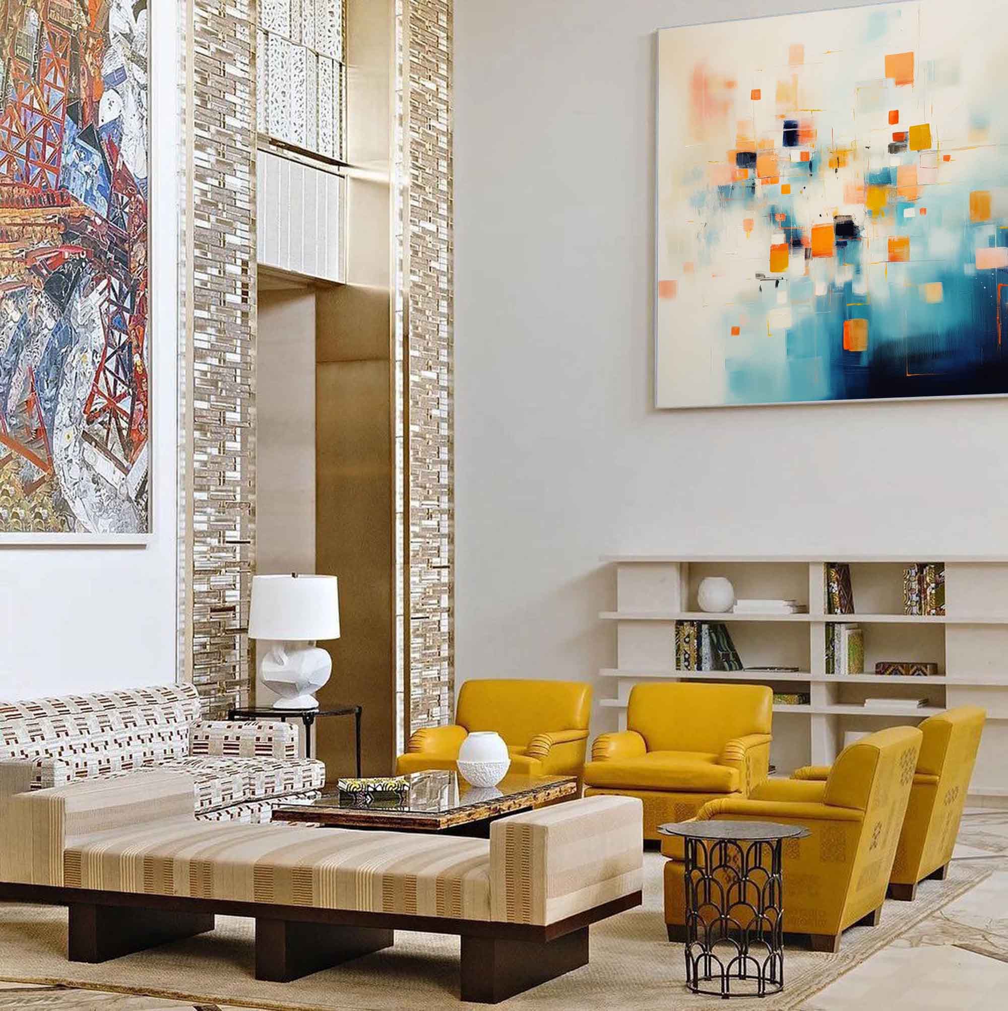 Abstract Canvas Art #AB219
