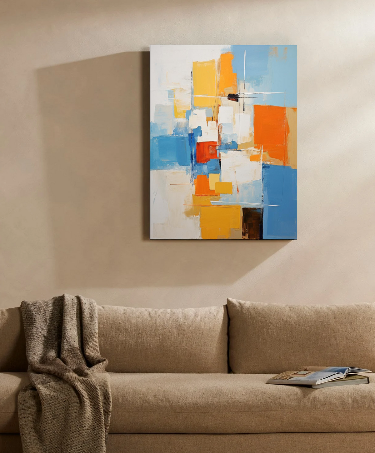 Abstract Canvas Art #AB033