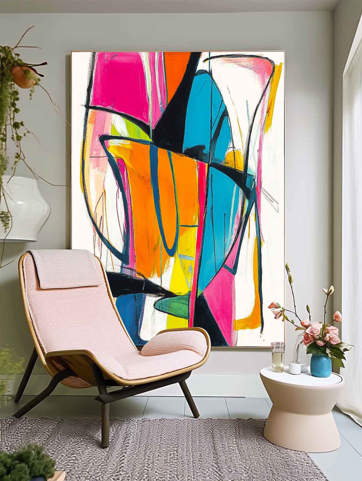 Abstract Canvas Art #AB694