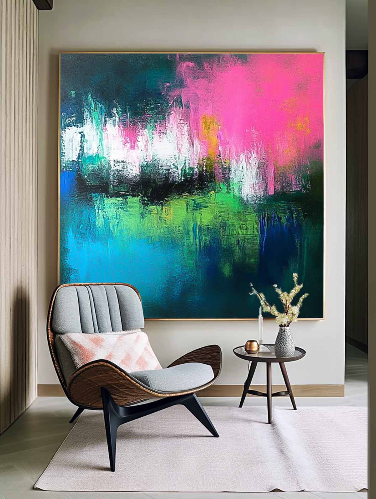 Abstract Canvas Art #AB698