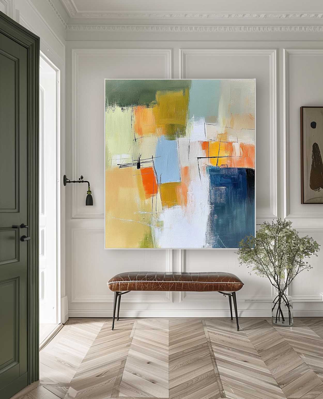 Abstract Canvas Art #AB664