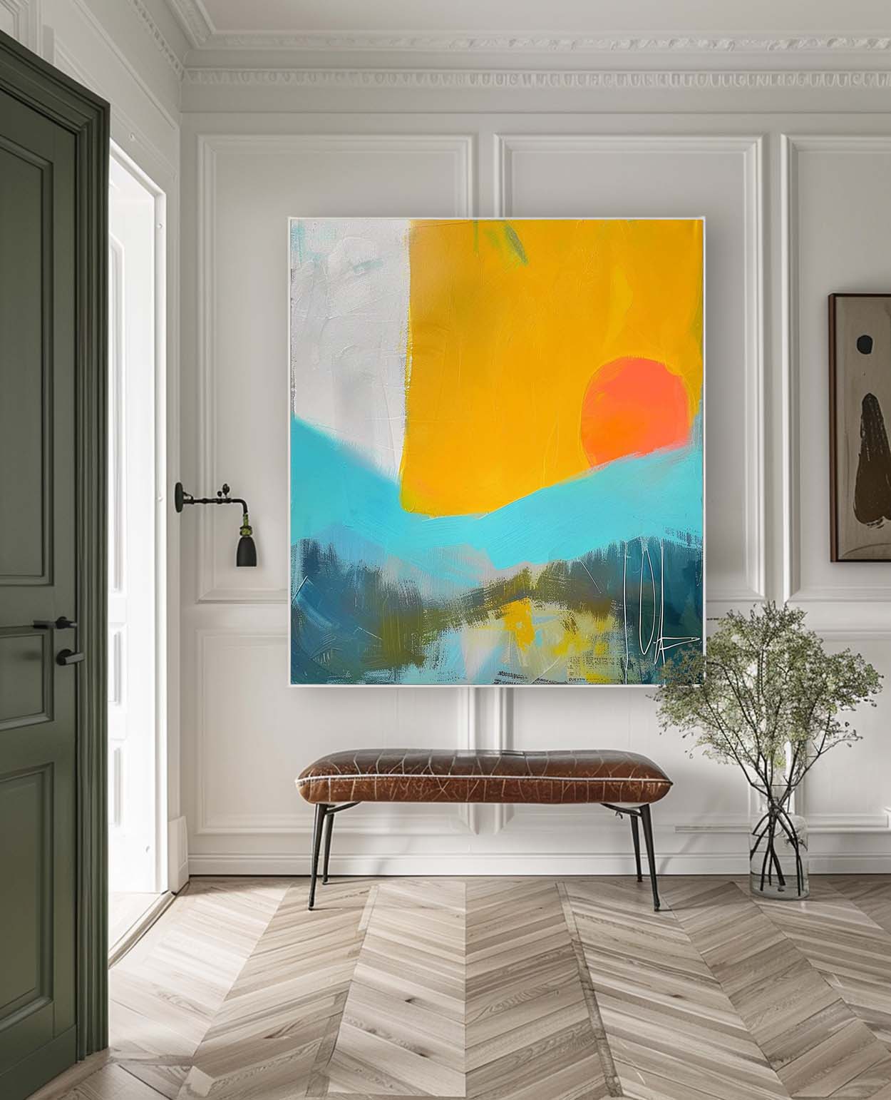 Abstract Canvas Art #AB658