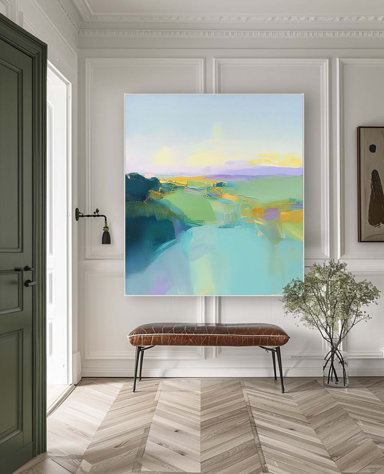 Abstract Canvas Art #AB693