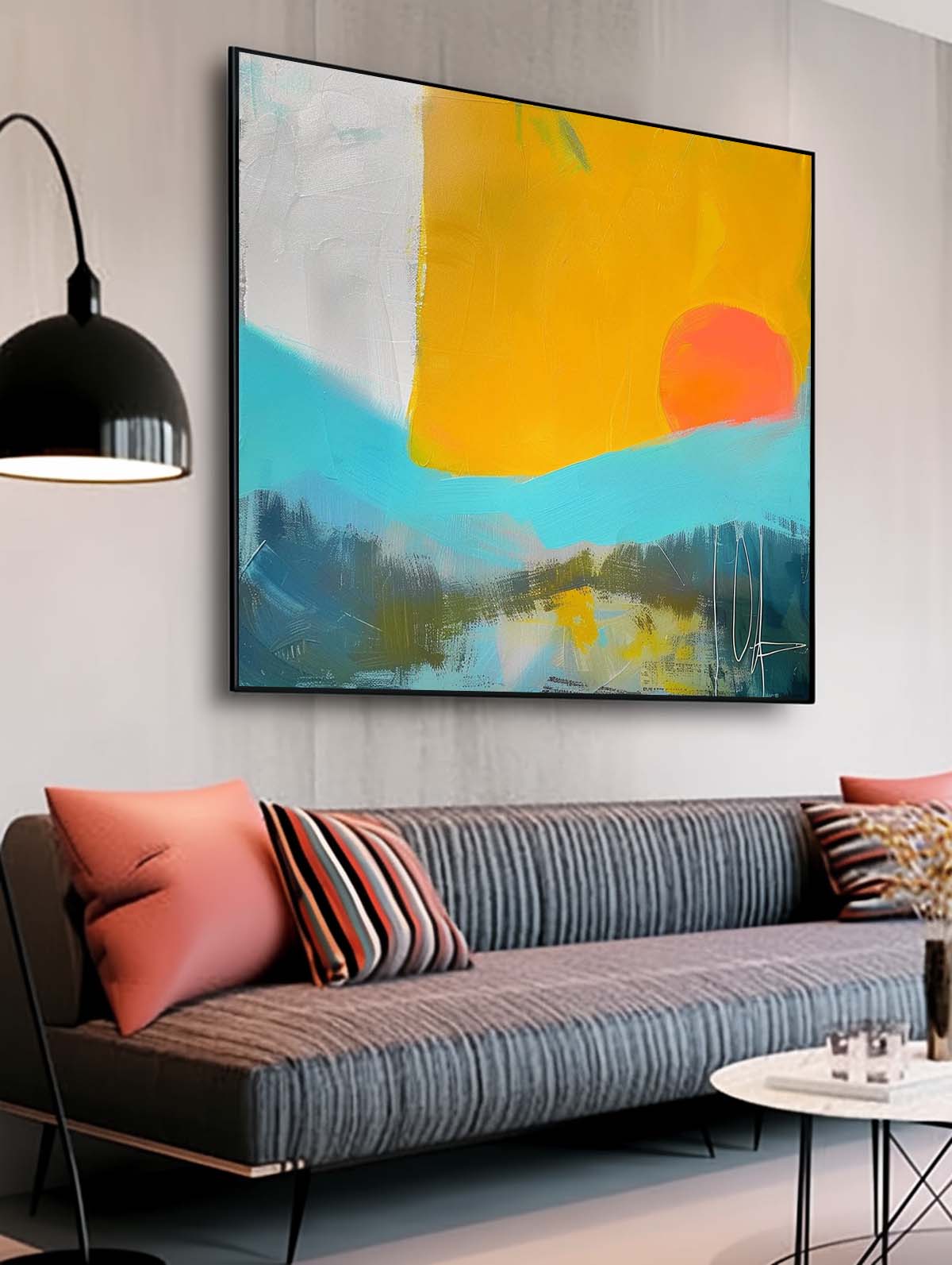 Abstract Canvas Art #AB658