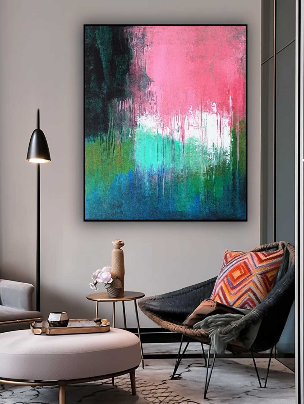 Abstract Canvas Art #AB700