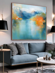 Abstract Canvas Art #AB654
