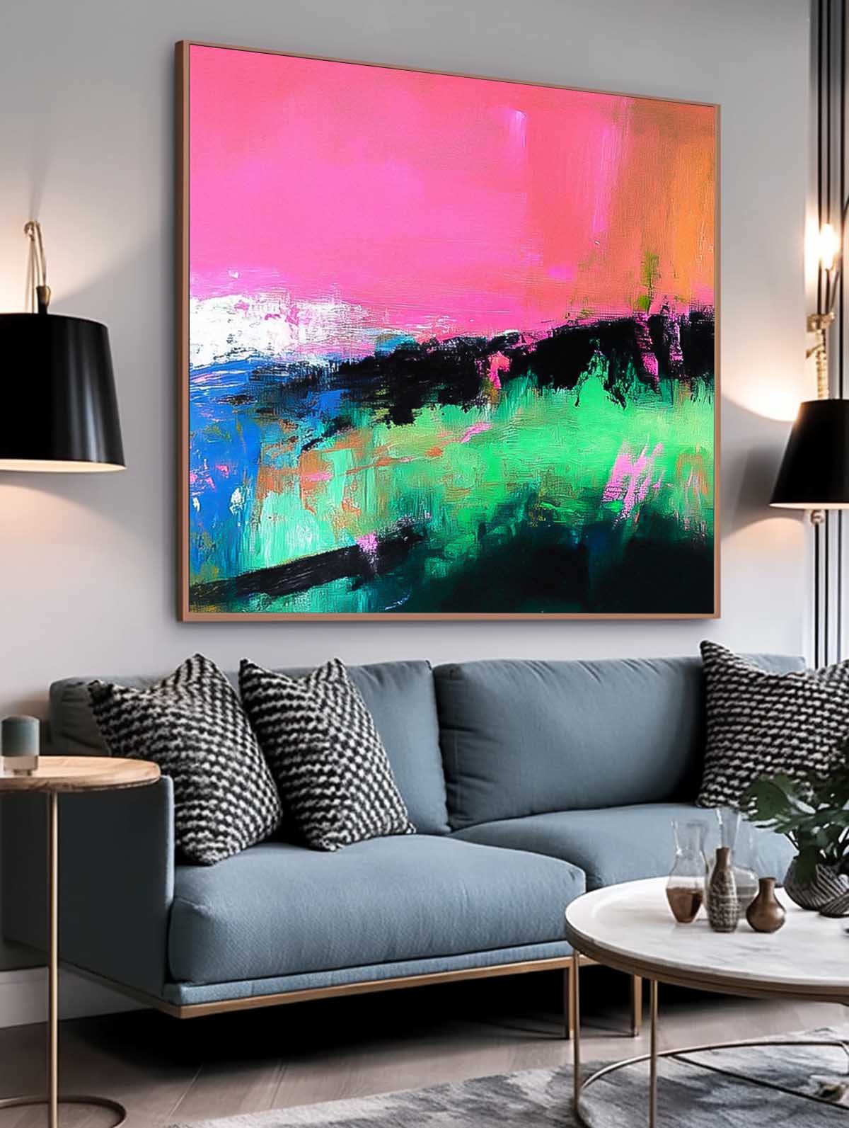 Abstract Canvas Art #AB697