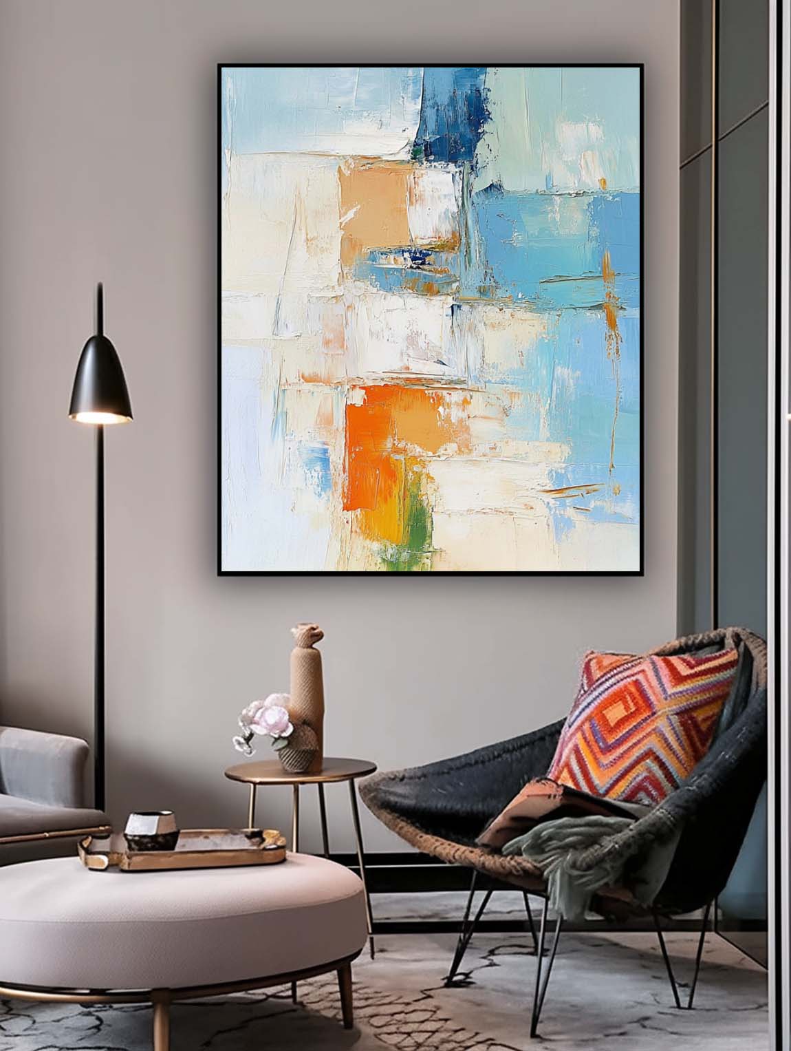 Abstract Canvas Art #AB604