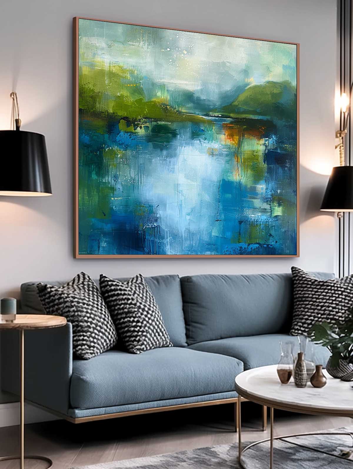 Abstract Canvas Art #AB647