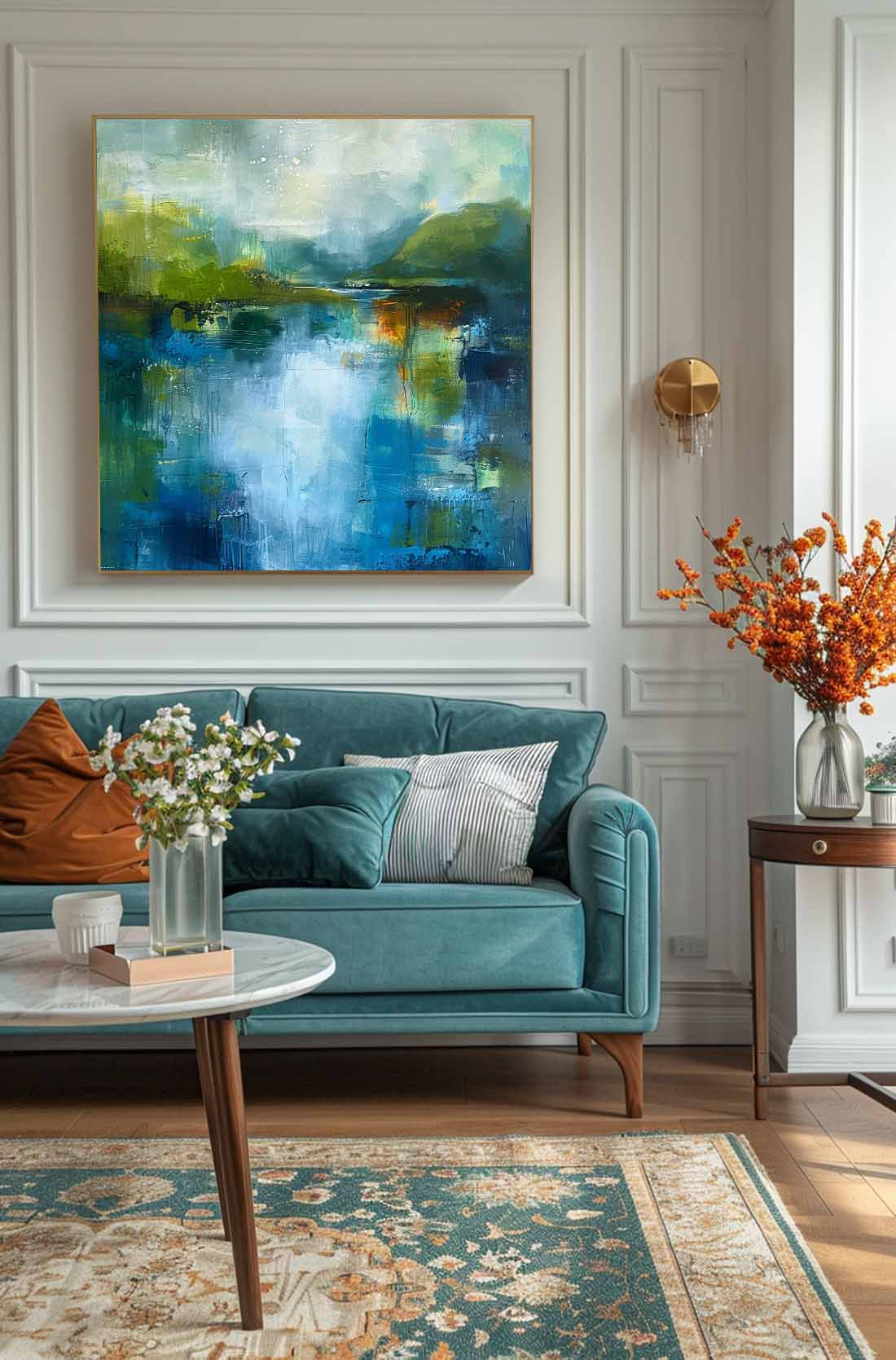Abstract Canvas Art #AB647