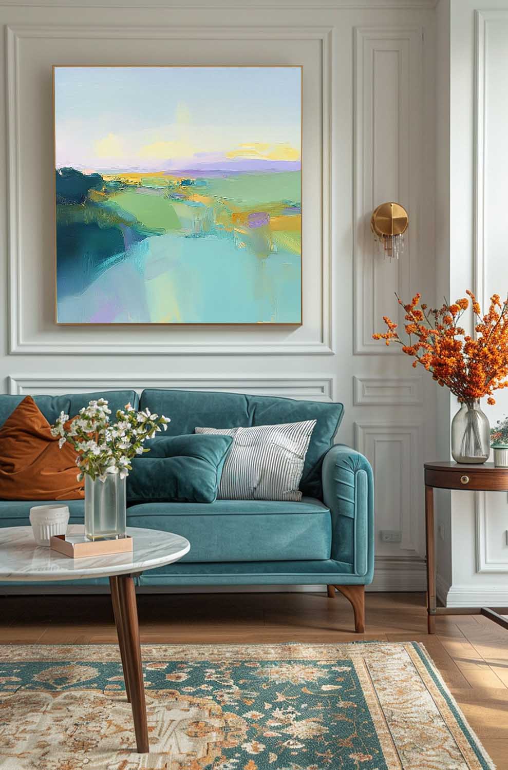 Abstract Canvas Art #AB693