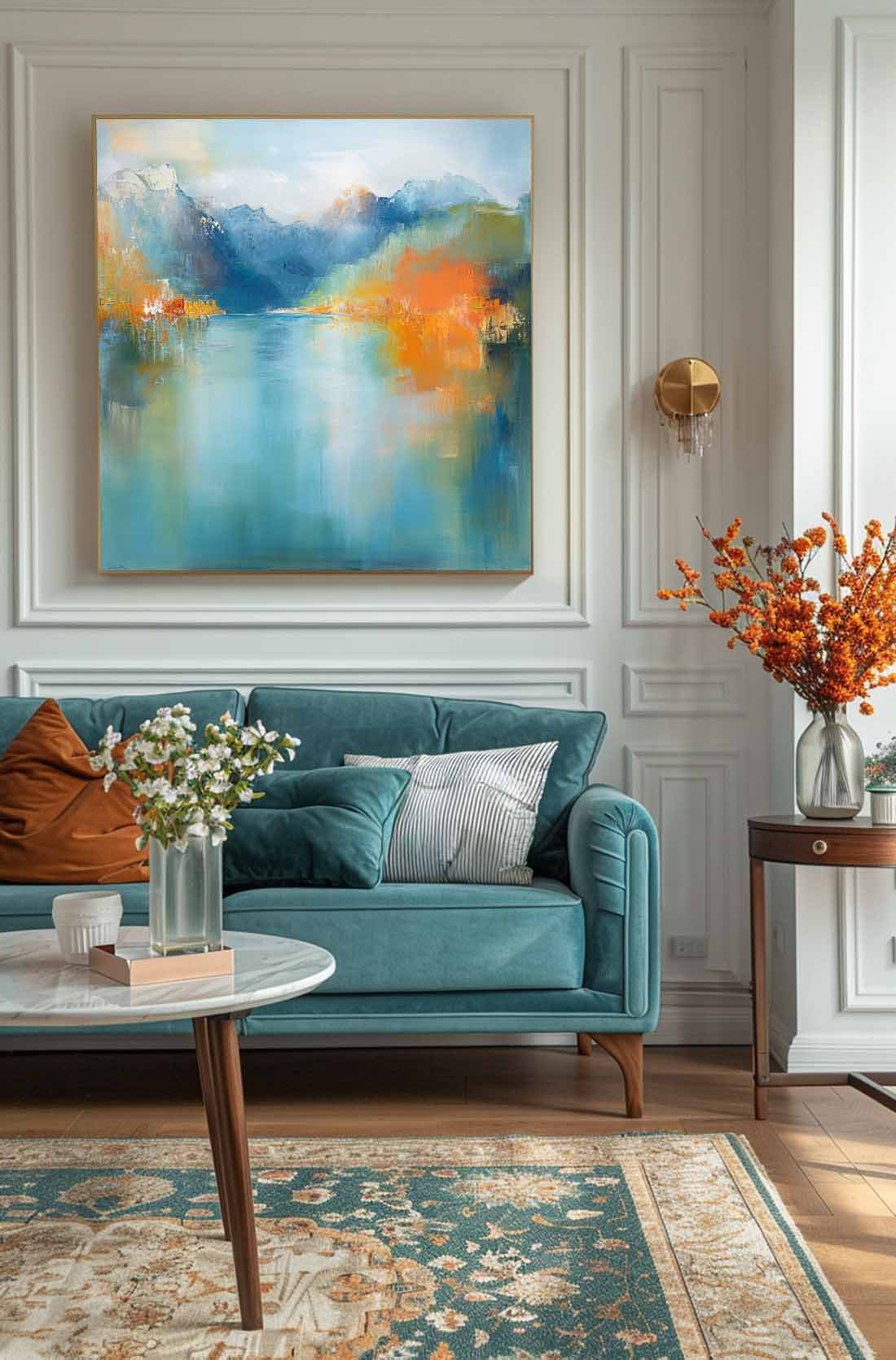 Abstract Canvas Art #AB654