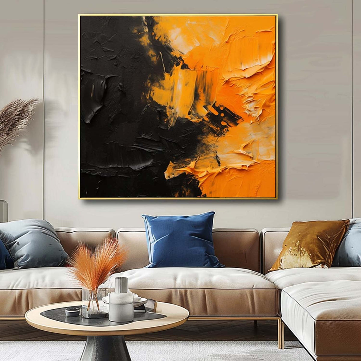 Abstract Canvas Art #AB609