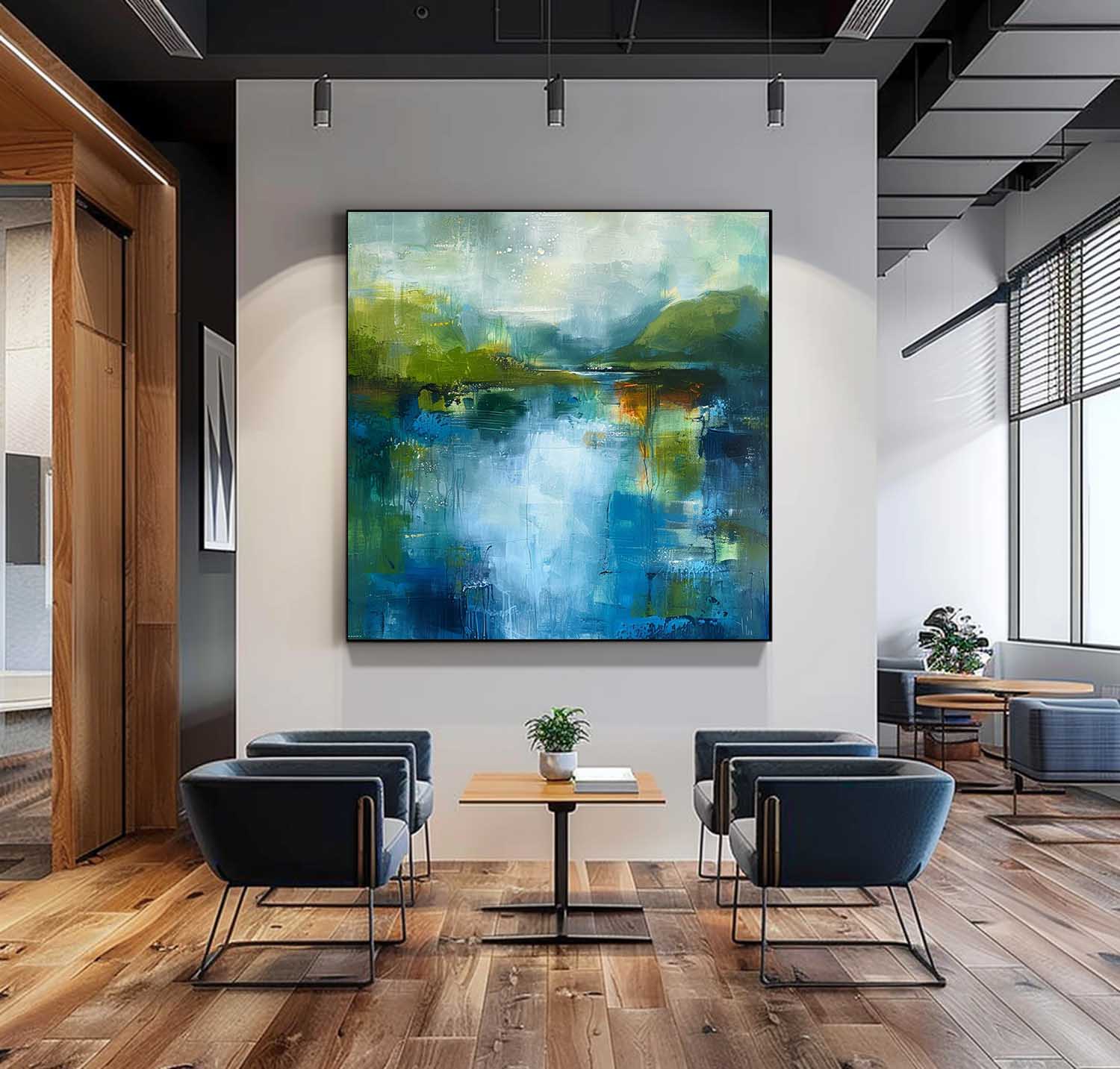 Abstract Canvas Art #AB647