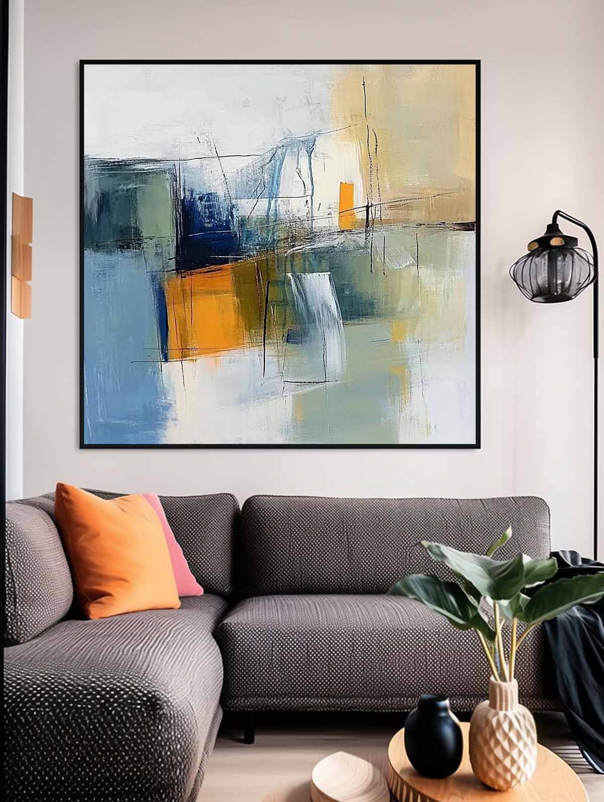 Abstract Canvas Art #AB665