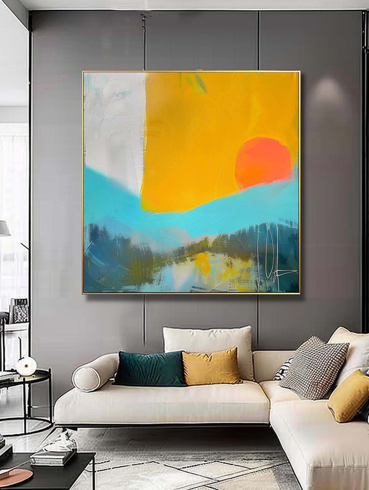 Abstract Canvas Art #AB658