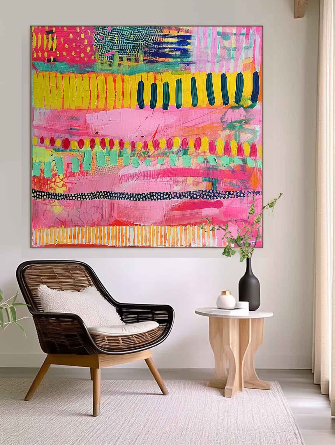 Abstract Canvas Art #AB675