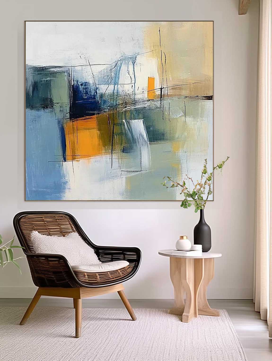 Abstract Canvas Art #AB665