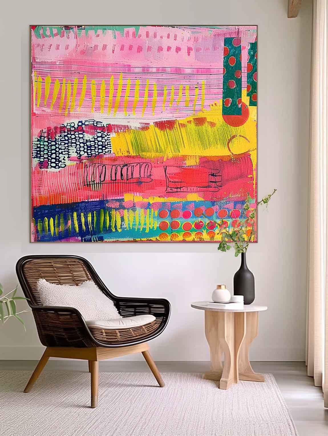 Abstract Canvas Art #AB674