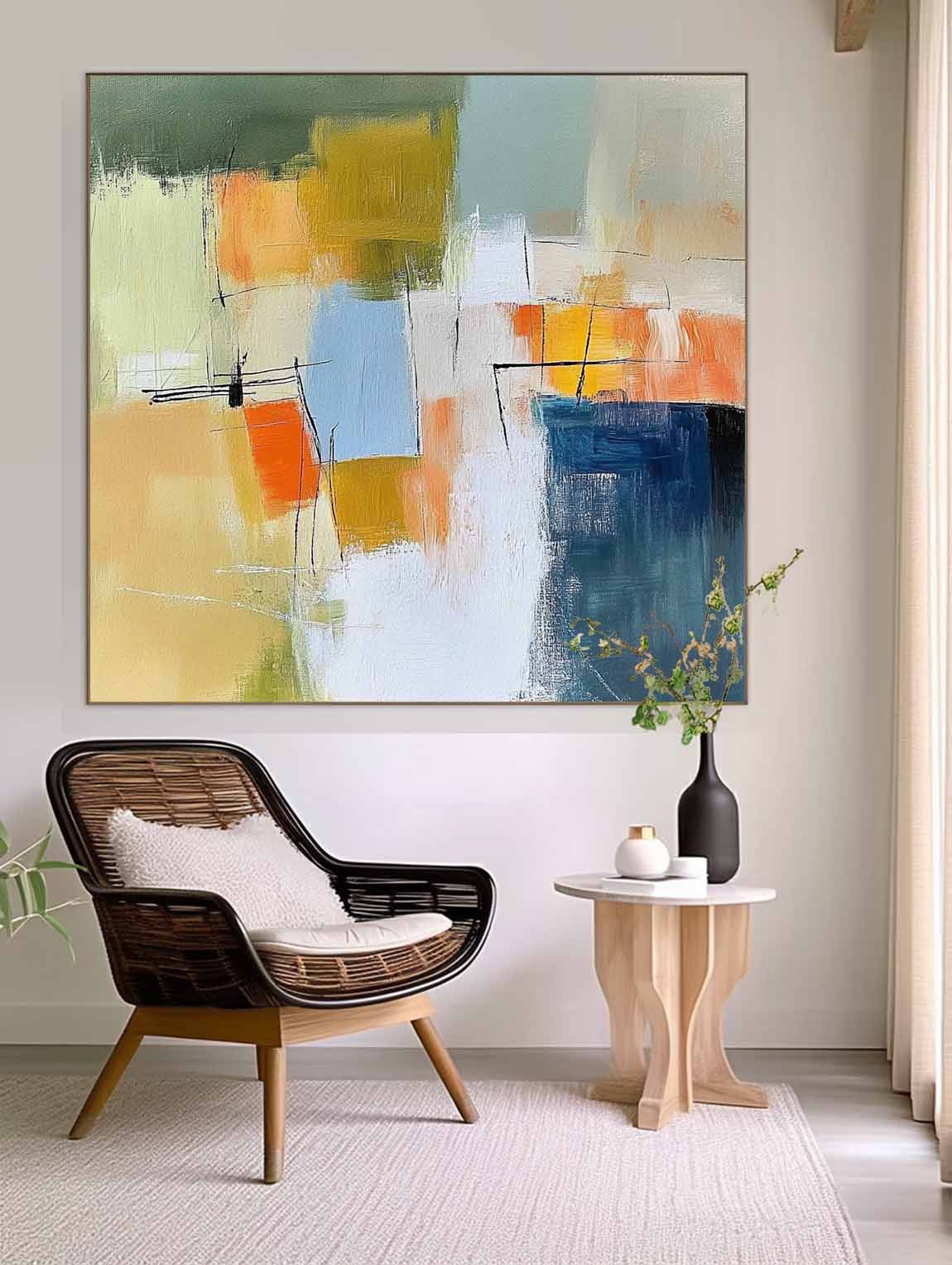 Abstract Canvas Art #AB664