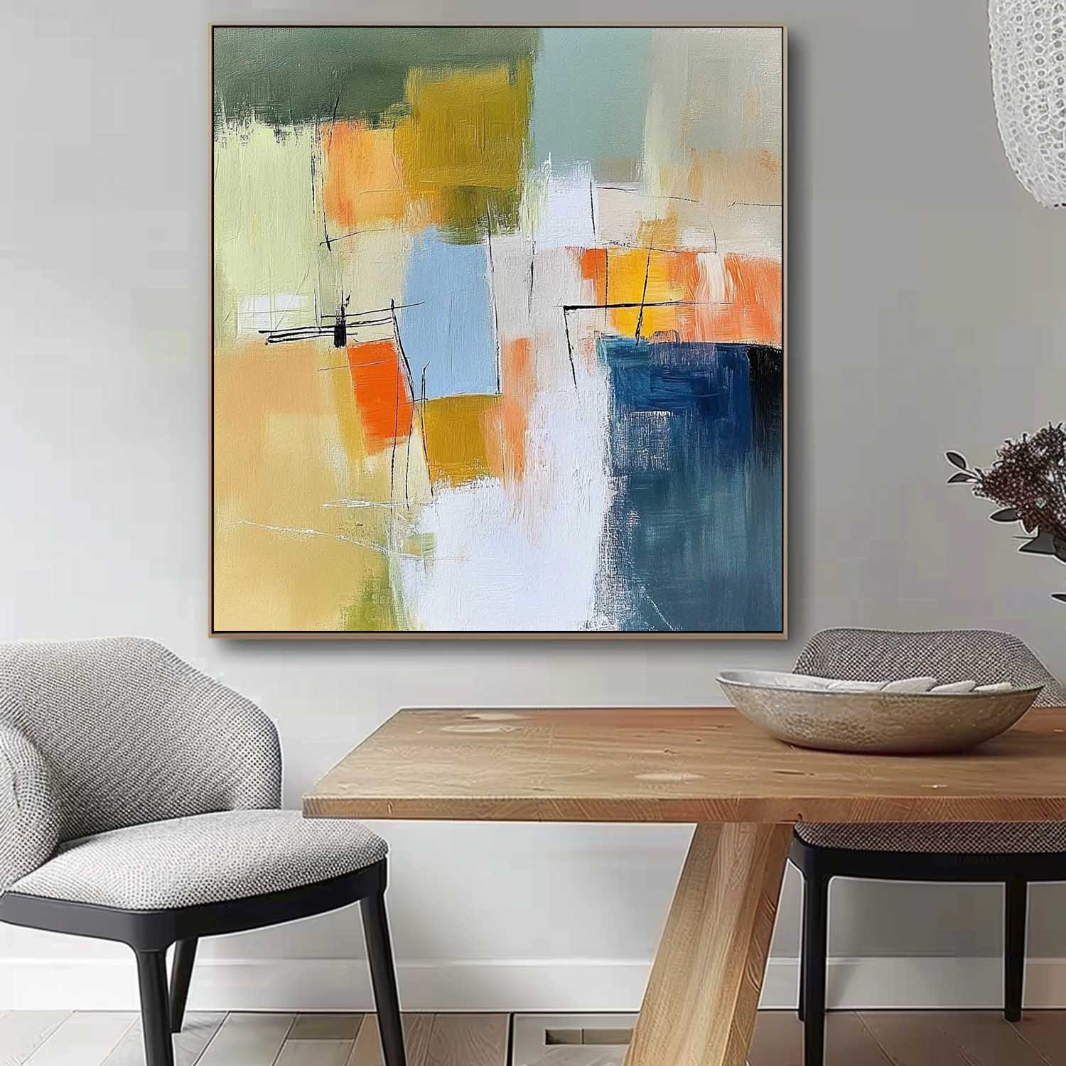 Abstract Canvas Art #AB664