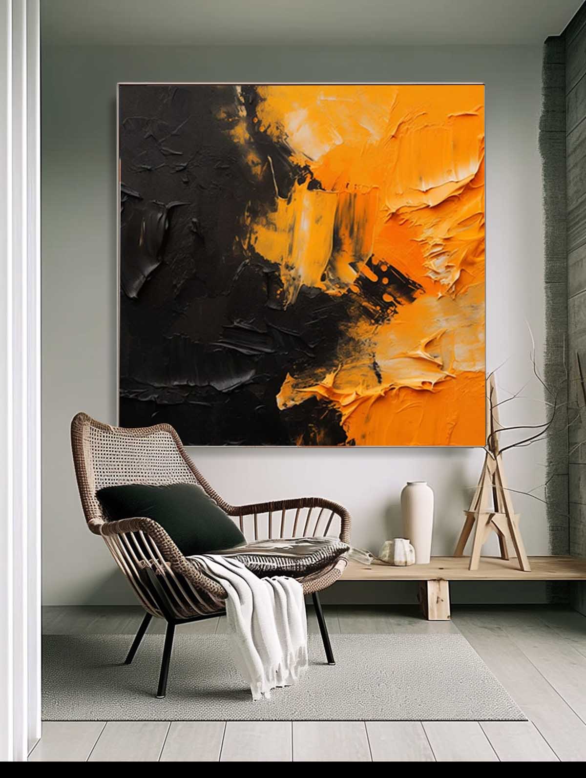Abstract Canvas Art #AB609