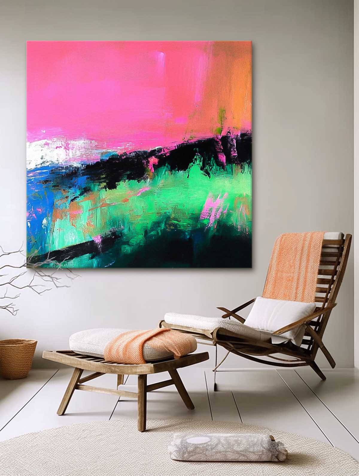 Abstract Canvas Art #AB697