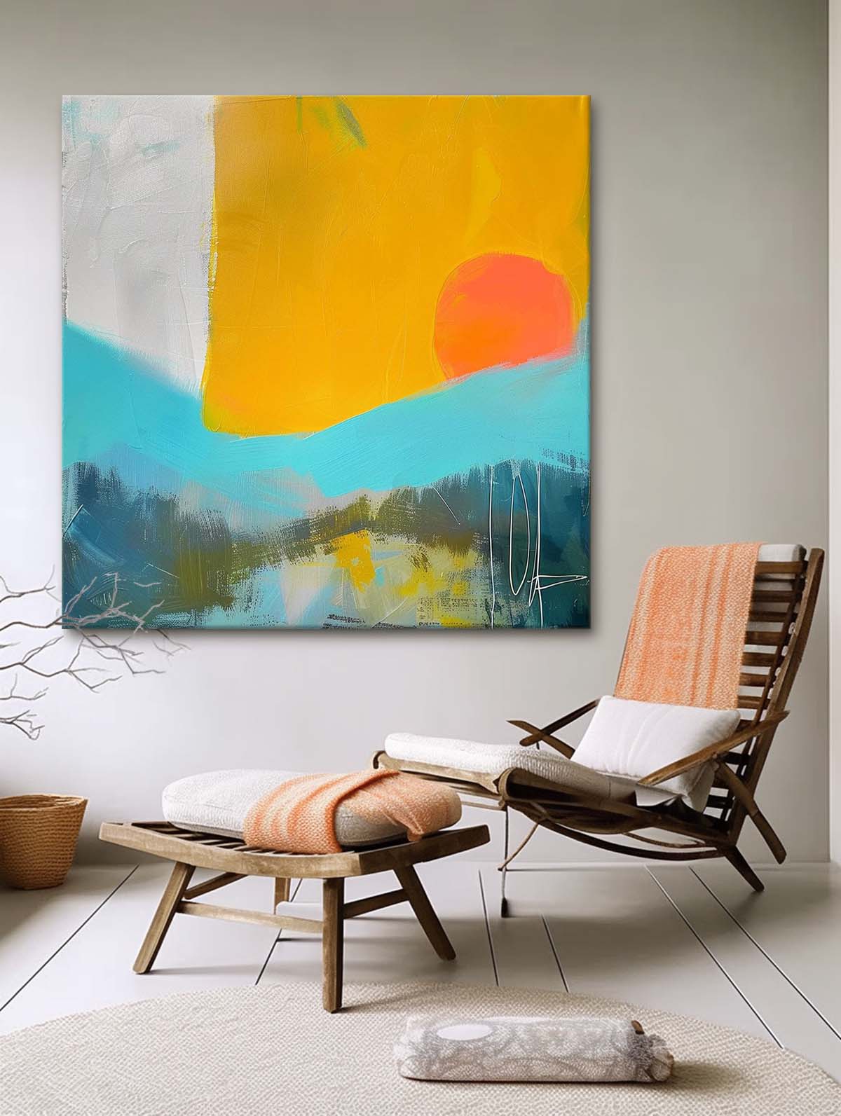Abstract Canvas Art #AB658