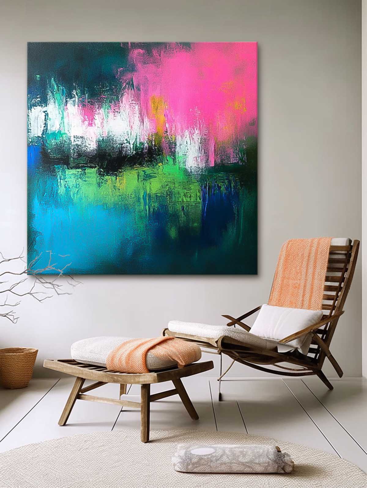 Abstract Canvas Art #AB698