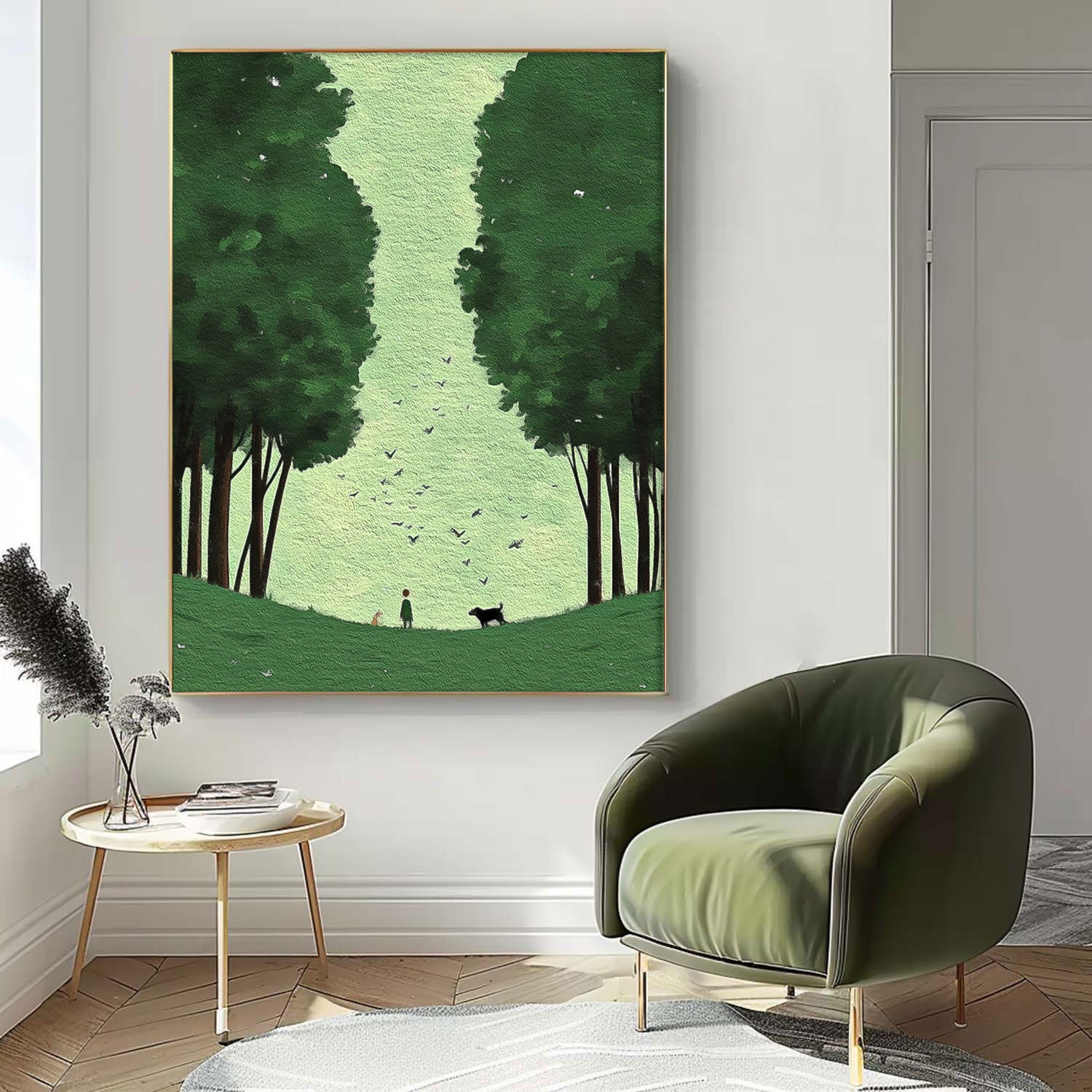 Landscape Canvas Art #LA060
