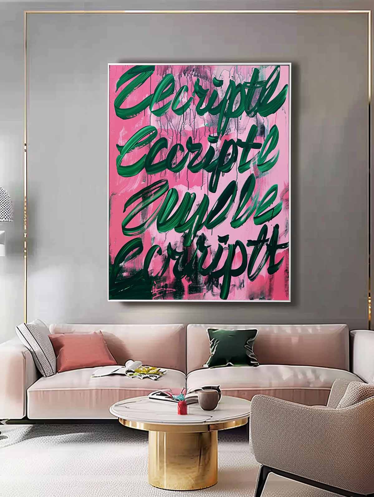 Abstract Canvas Art #AB607
