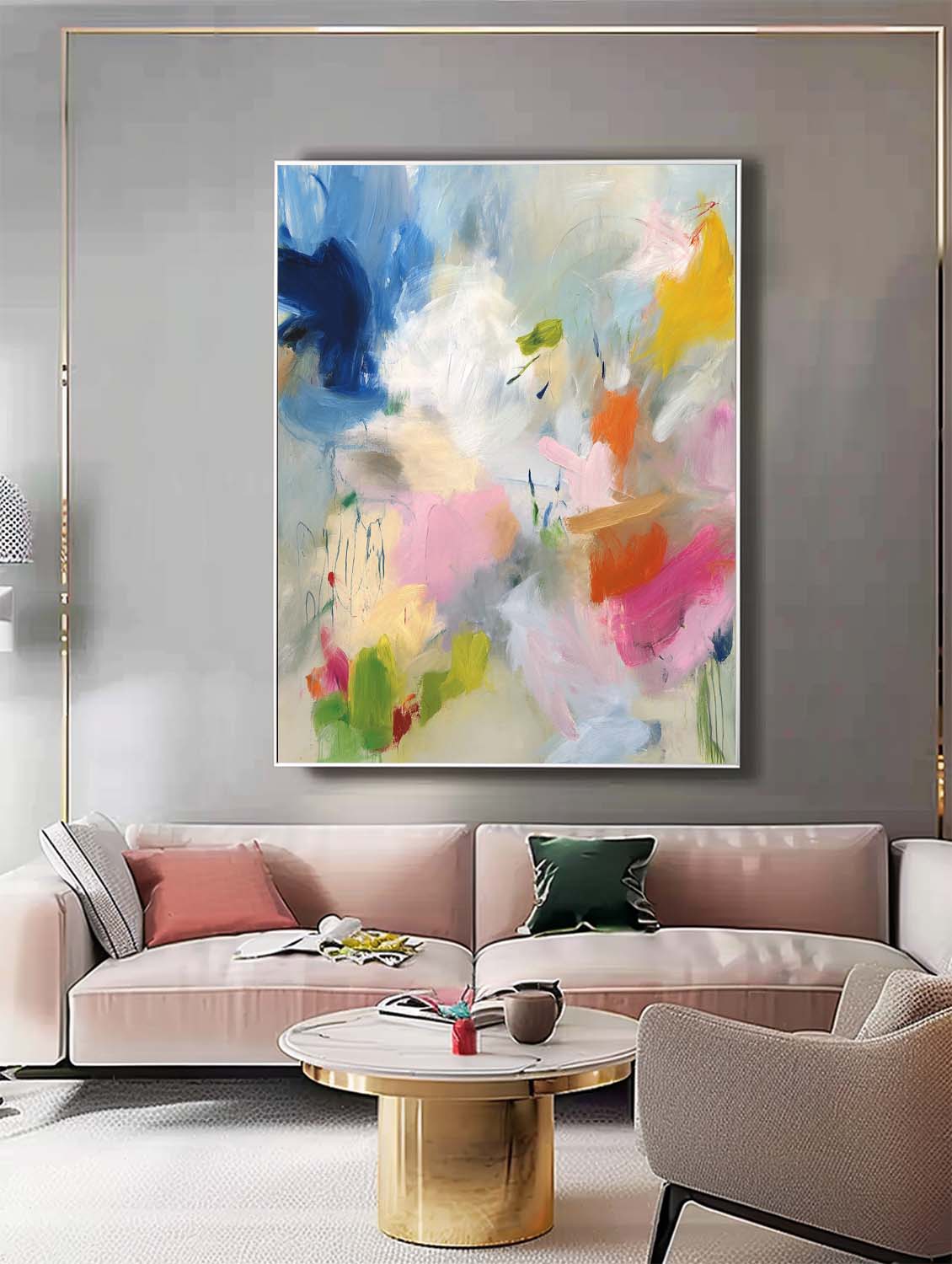 Abstract Canvas Art #AB713