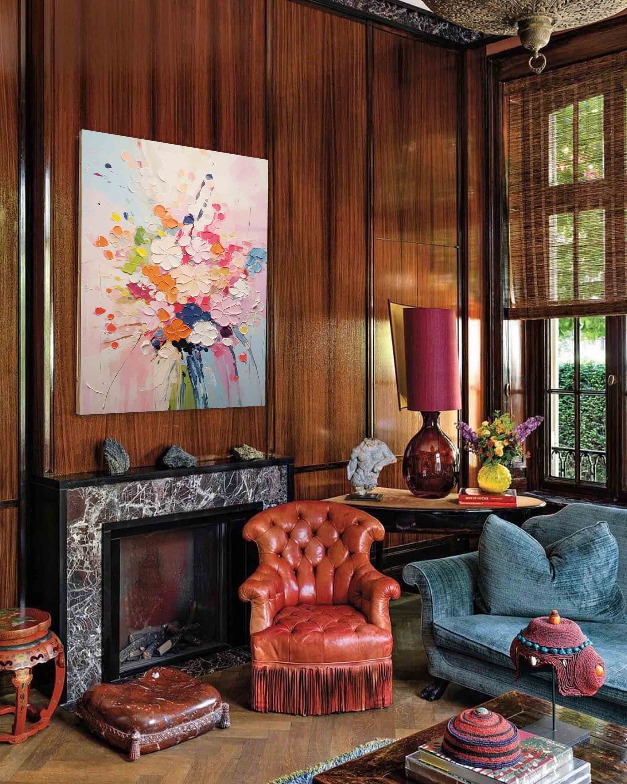 Abstract Canvas Art #AB217